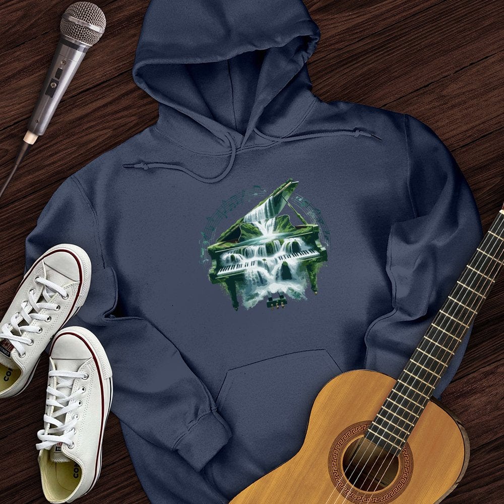 Piano Waterfall Hoodie