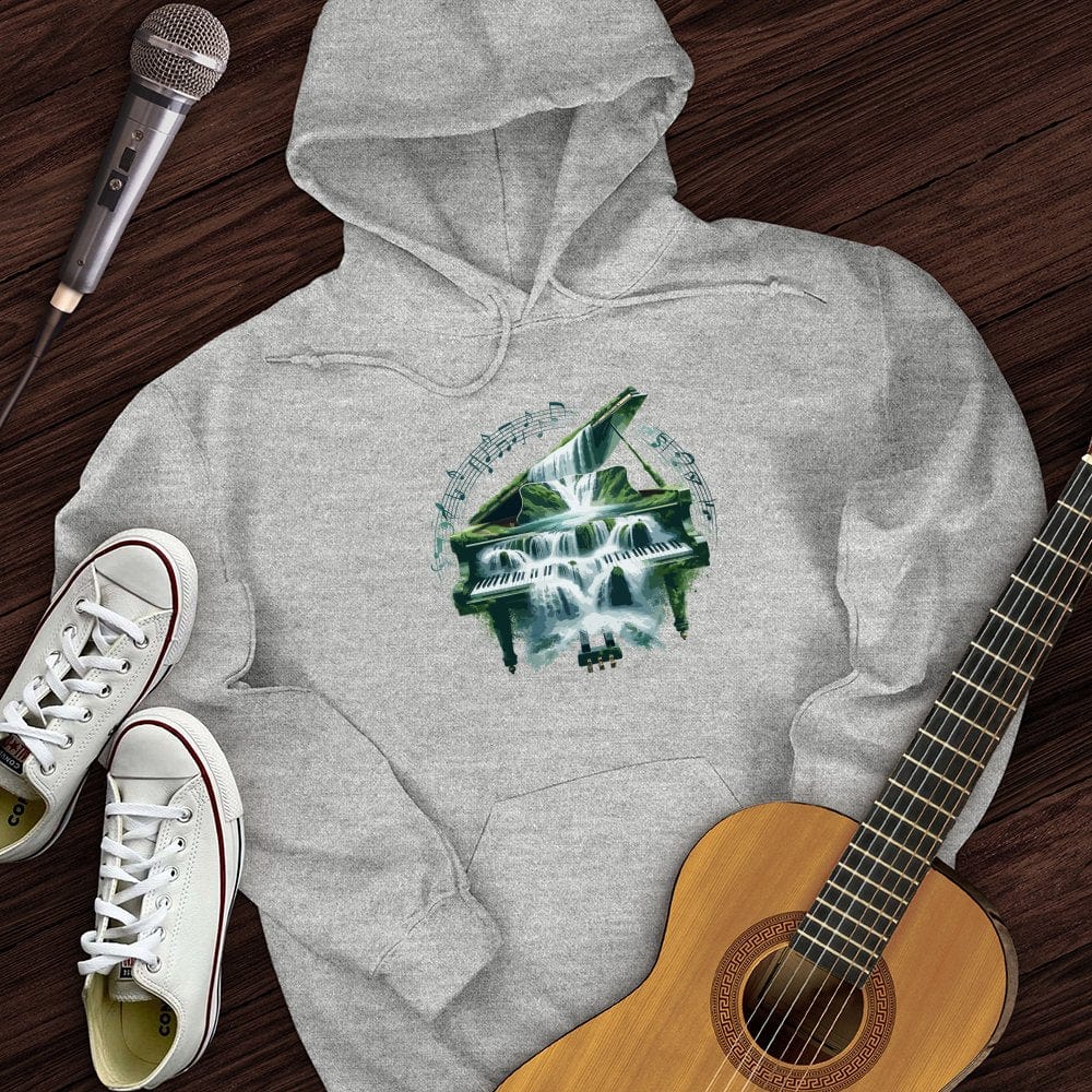 Piano Waterfall Hoodie
