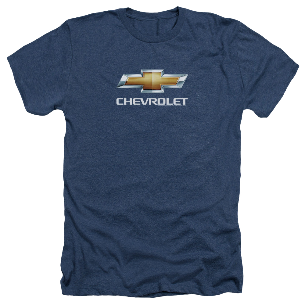 Chevrolet Chevy Bowtie Stacked - Men's Heather T-Shirt Style002