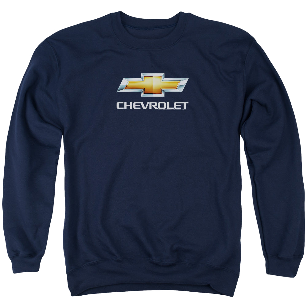 Chevrolet Chevy Bowtie Stacked - Men's Crewneck Sweatshirt Style002