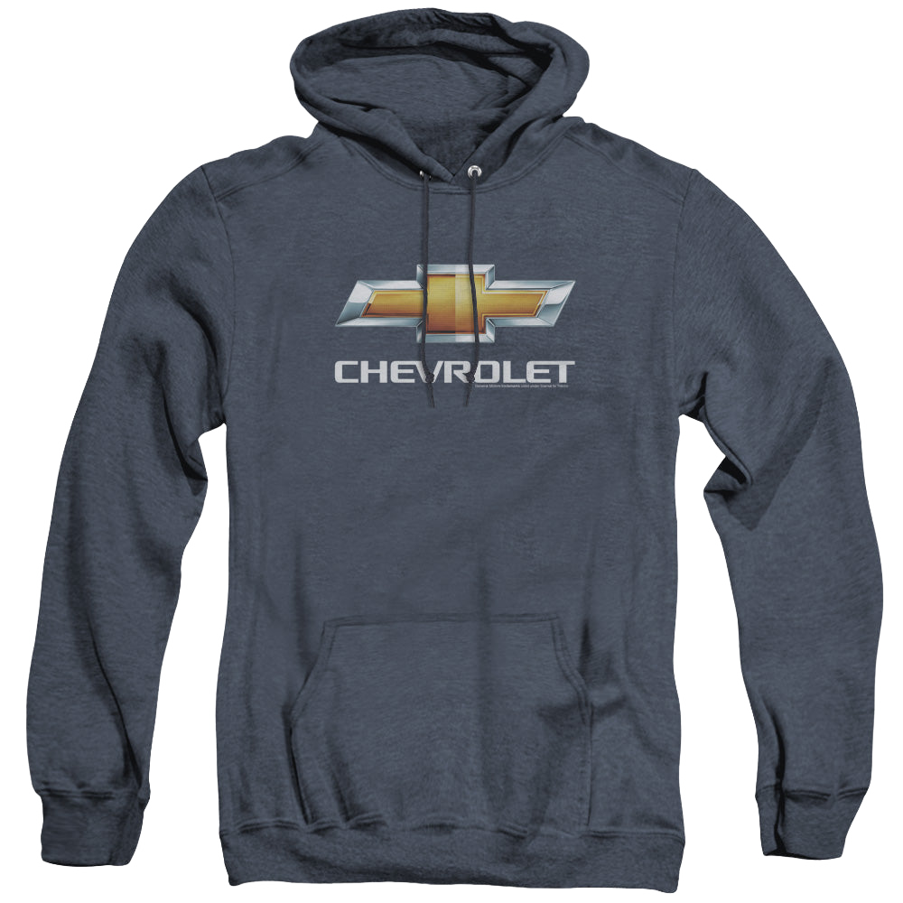 Chevrolet Chevy Bowtie Stacked - Heather Pullover Hoodie Style002