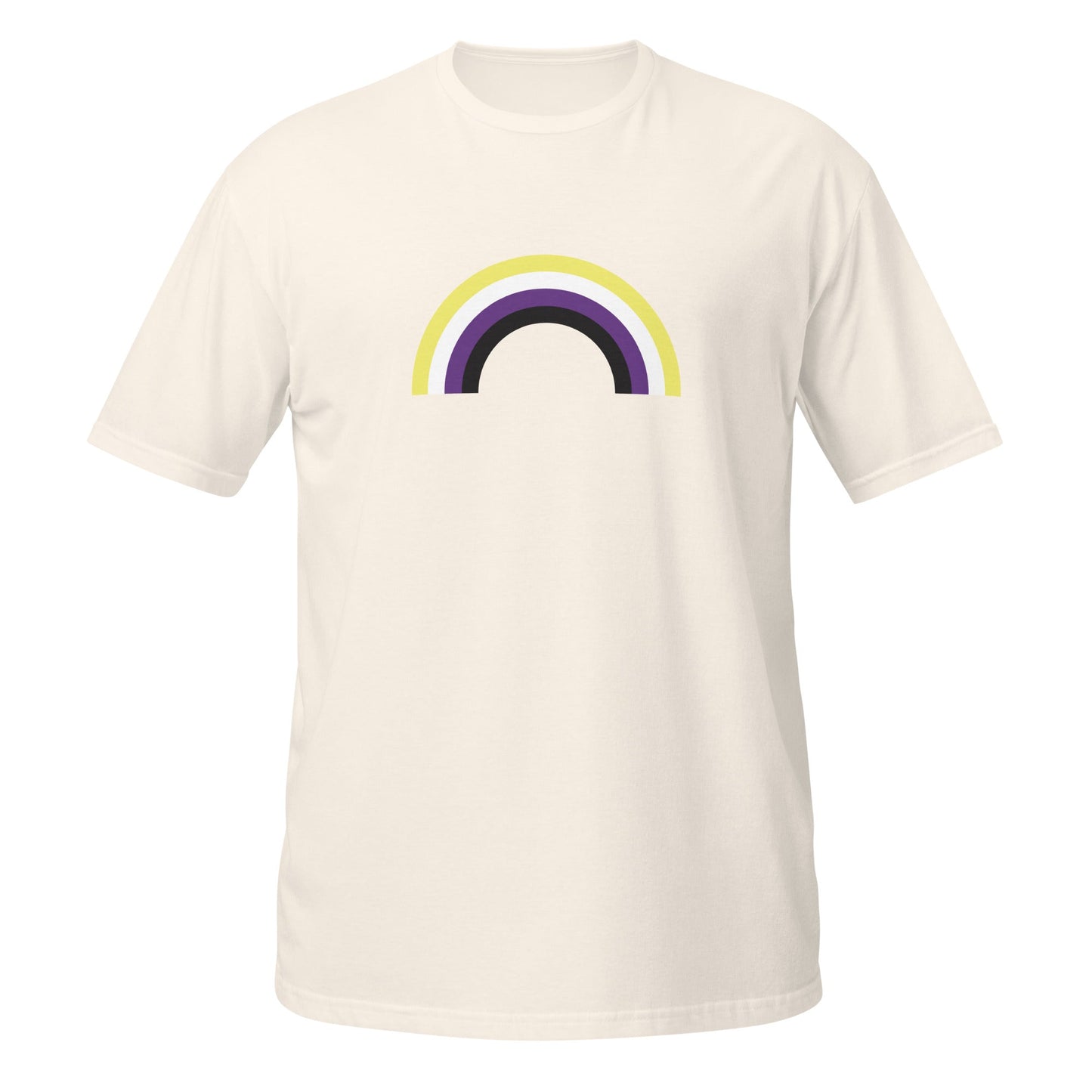 Non-Binary Rainbow Arch Unisex Softstyle T-Shirt