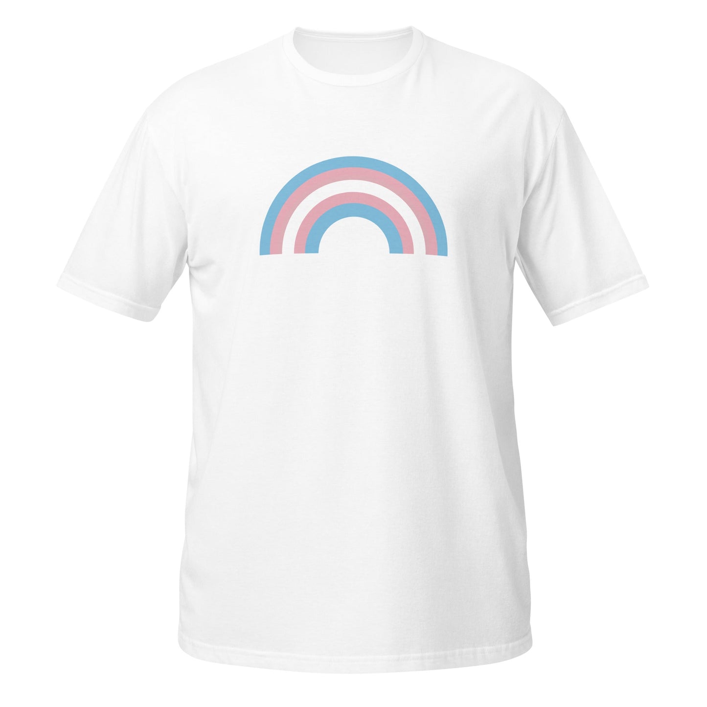 Trans Rainbow Arch Unisex Softstyle T-Shirt