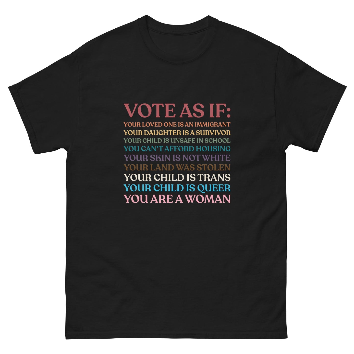 Vote As If Unisex T-Shirt