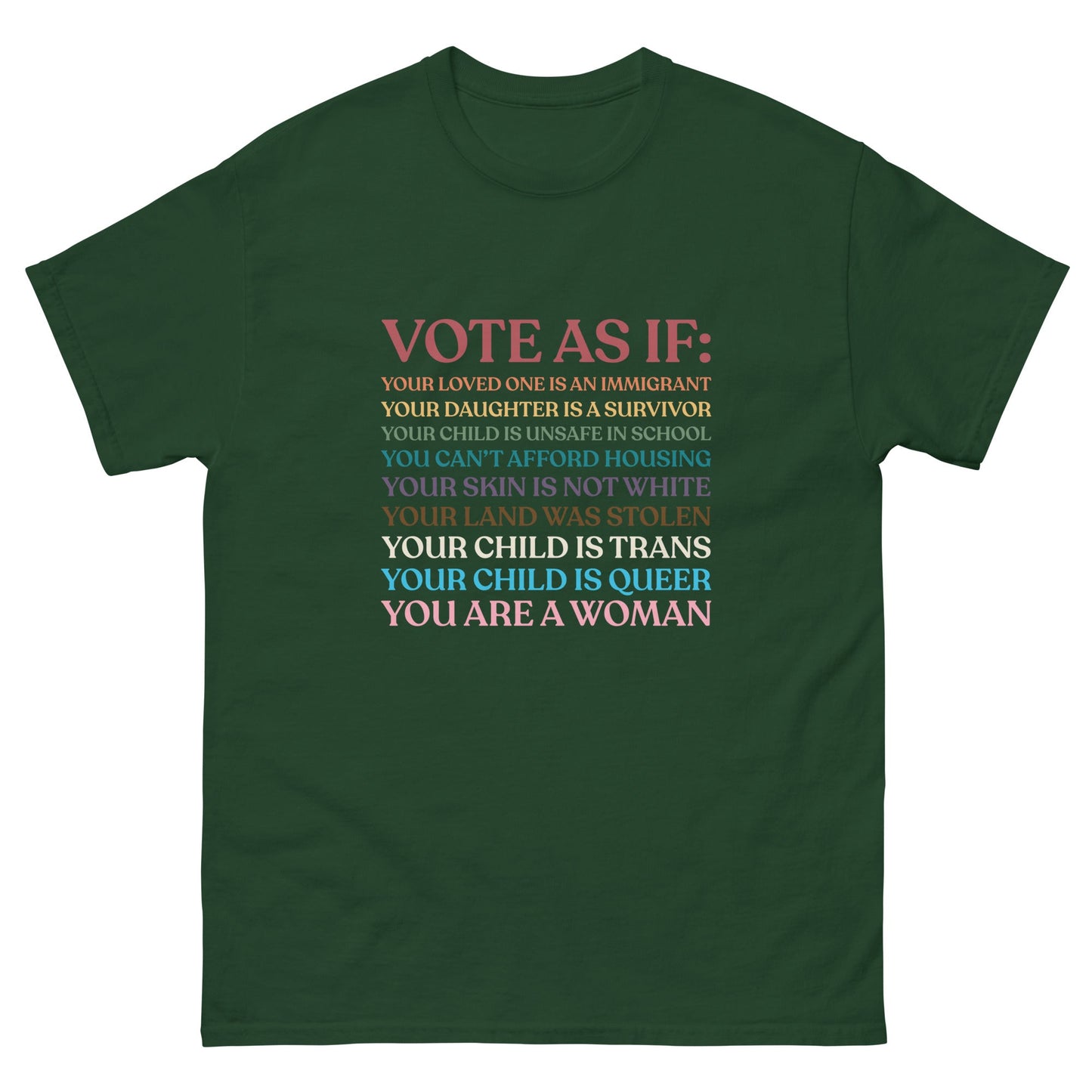 Vote As If Unisex T-Shirt