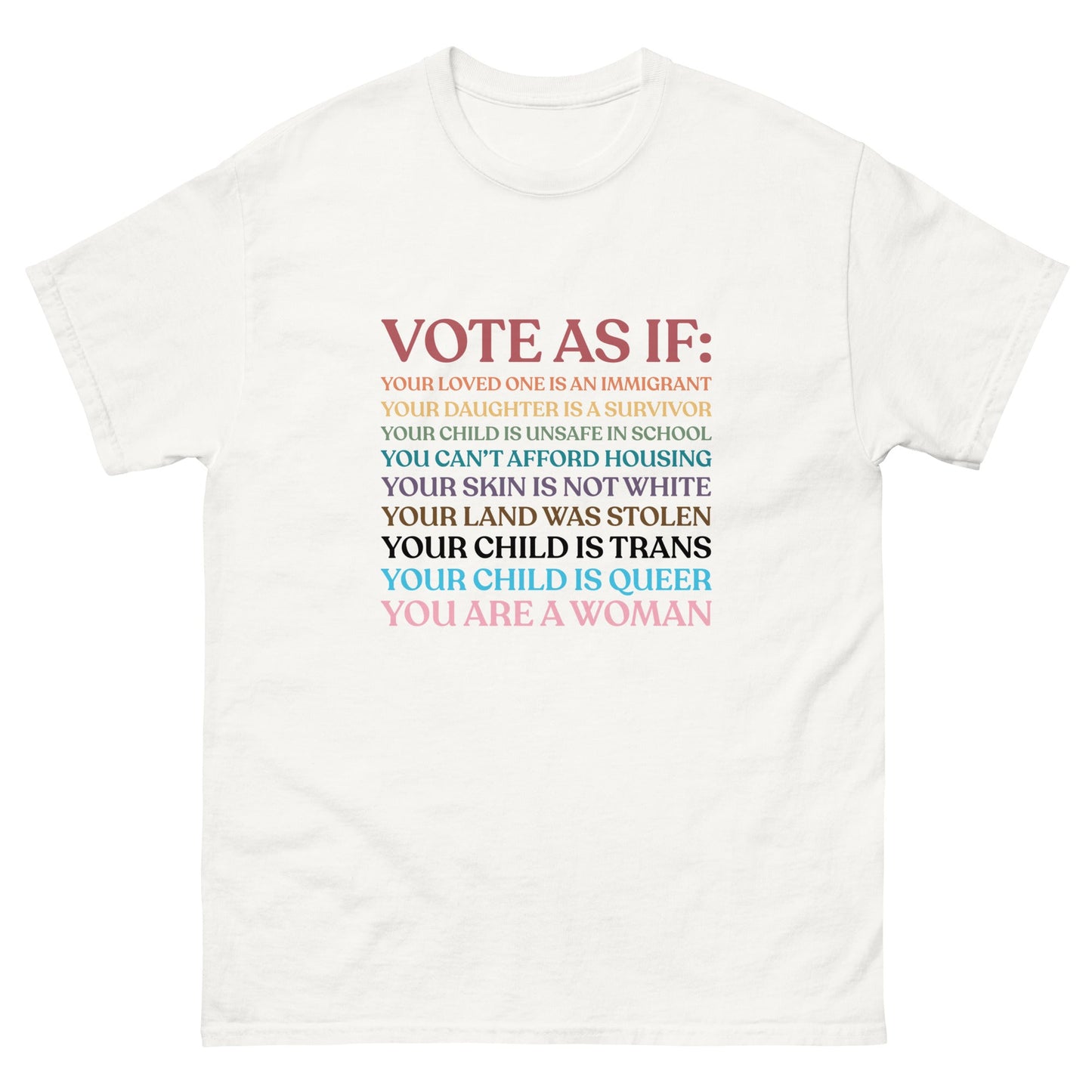 Vote As If Unisex T-Shirt