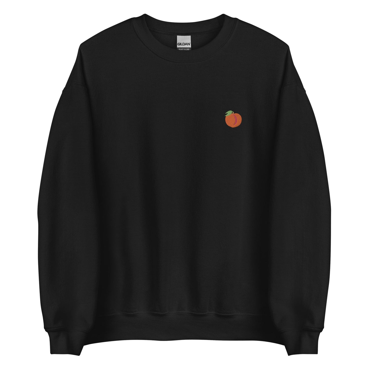 Peach Emoji Embroidered Unisex Sweatshirt