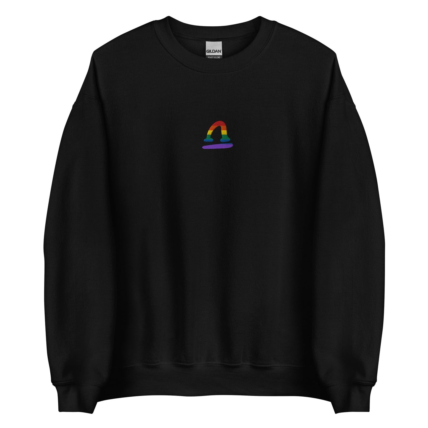 Libra Rainbow Embroidered Unisex Sweatshirt