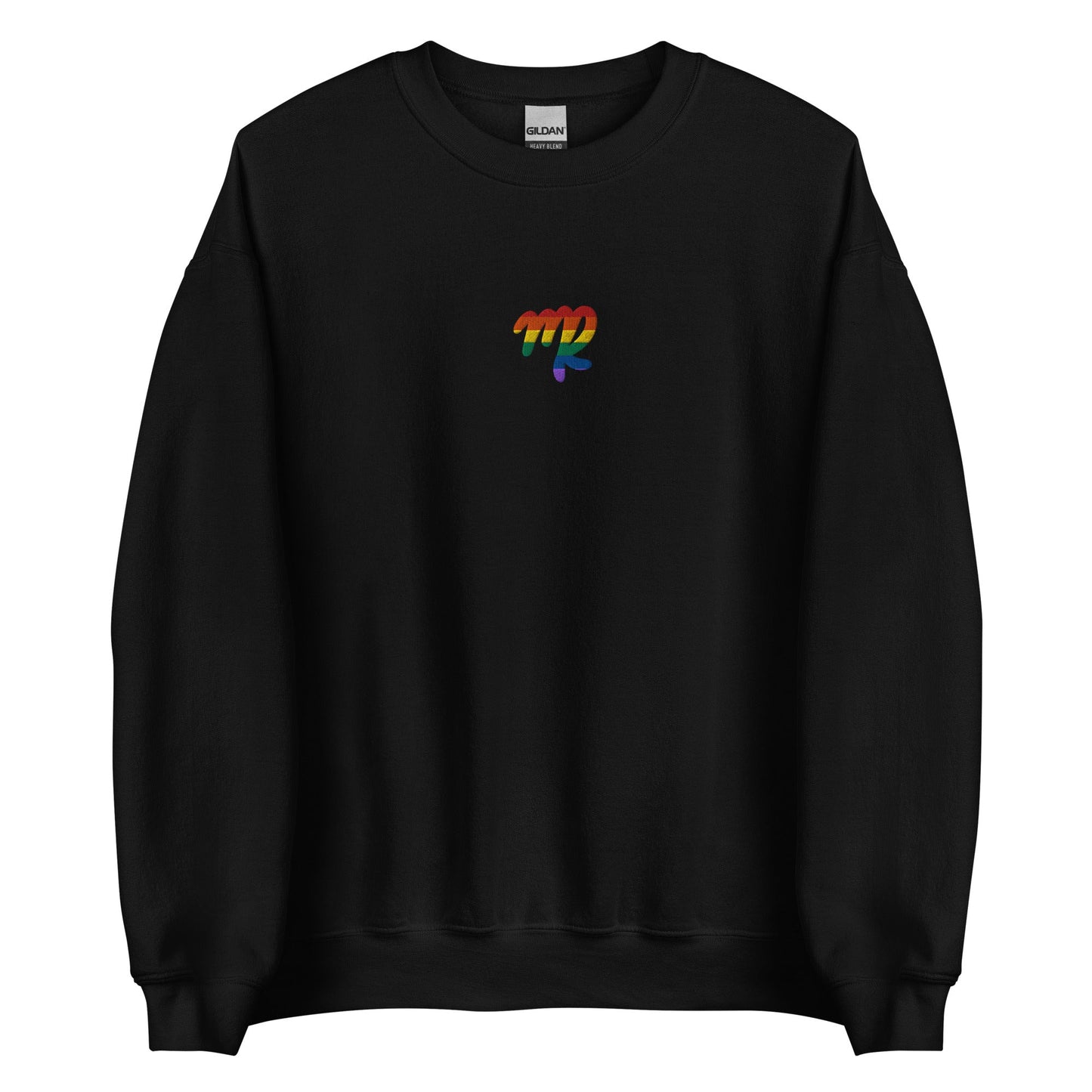 Virgo Rainbow Embroidered Unisex Sweatshirt