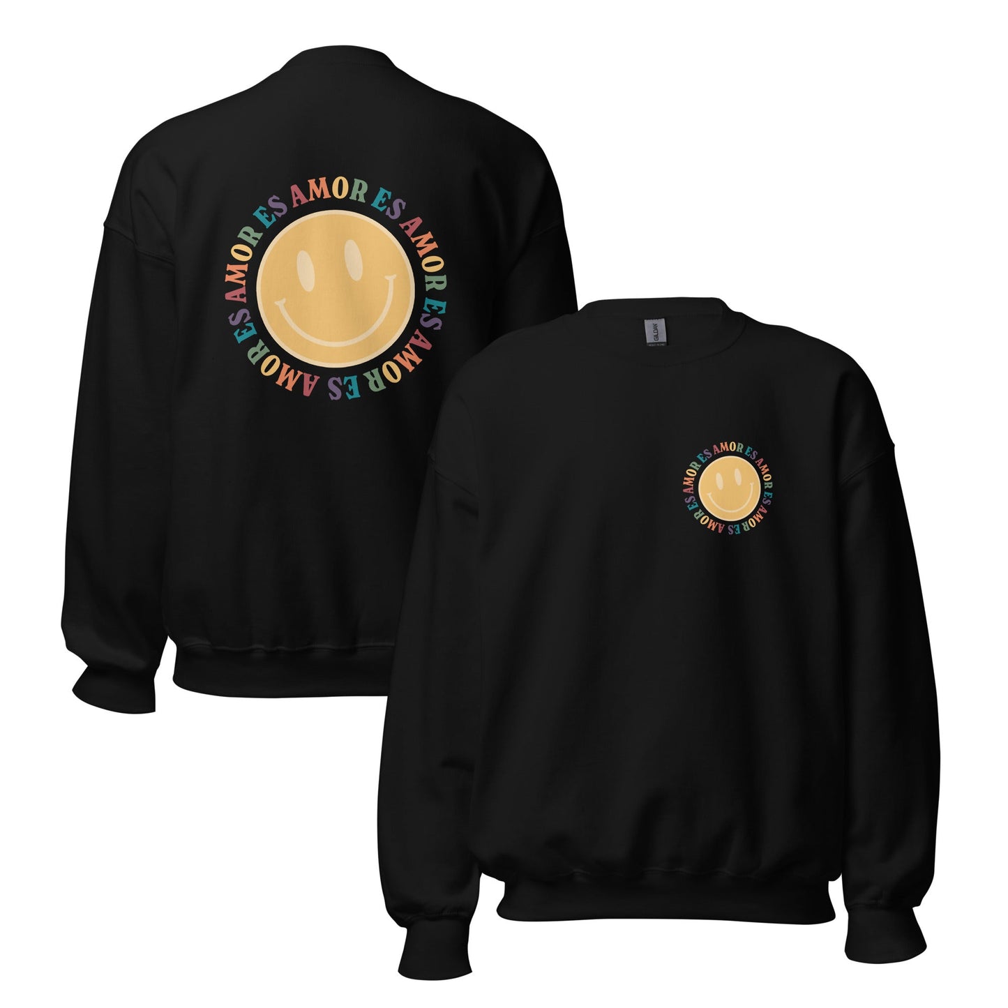 Amor es Amor Smiley Face Unisex Sweatshirt