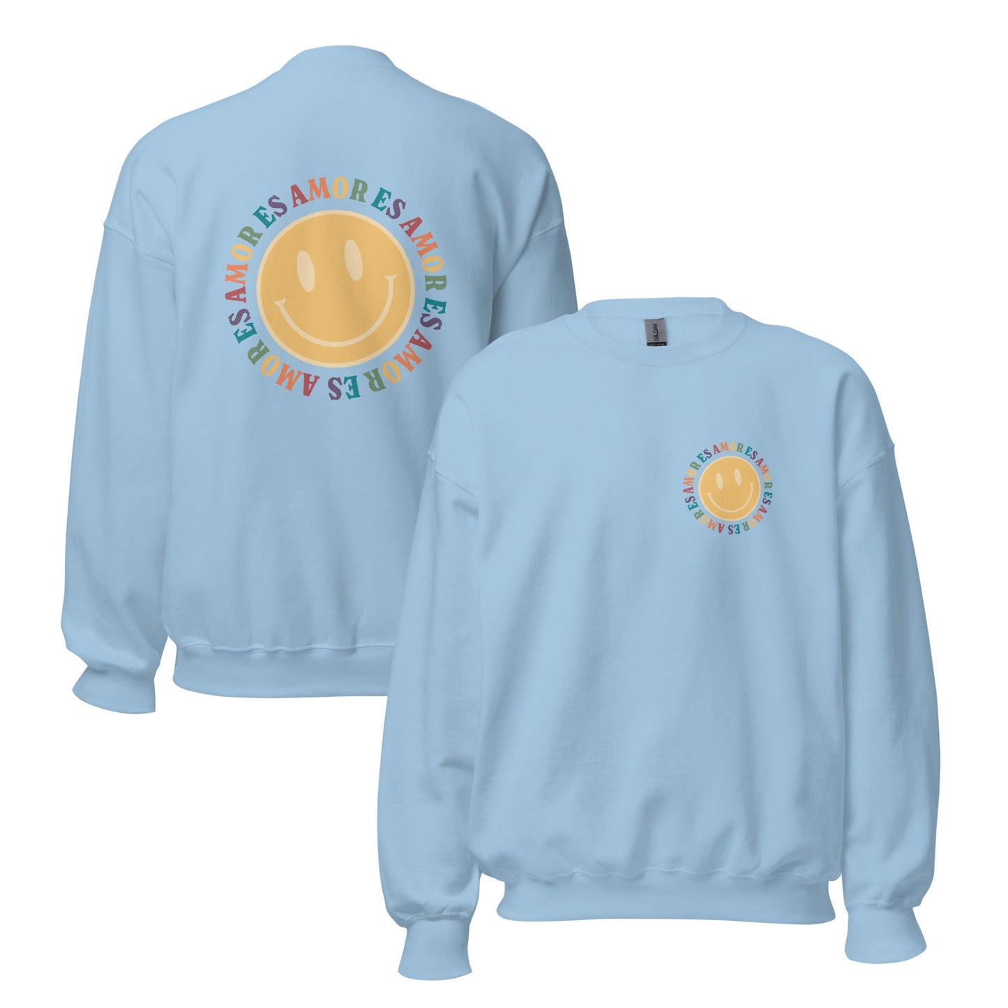 Amor es Amor Smiley Face Unisex Sweatshirt