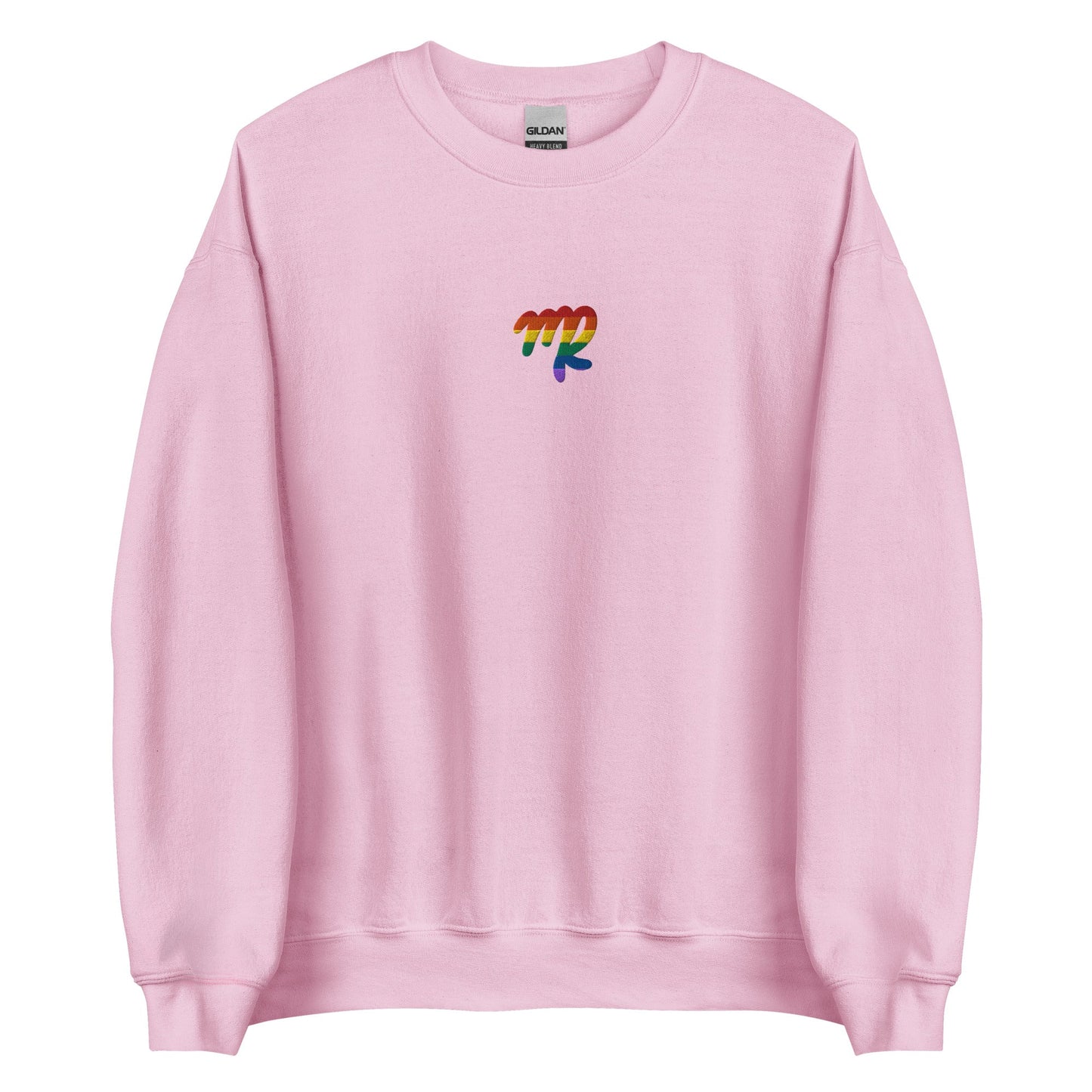 Virgo Rainbow Embroidered Unisex Sweatshirt