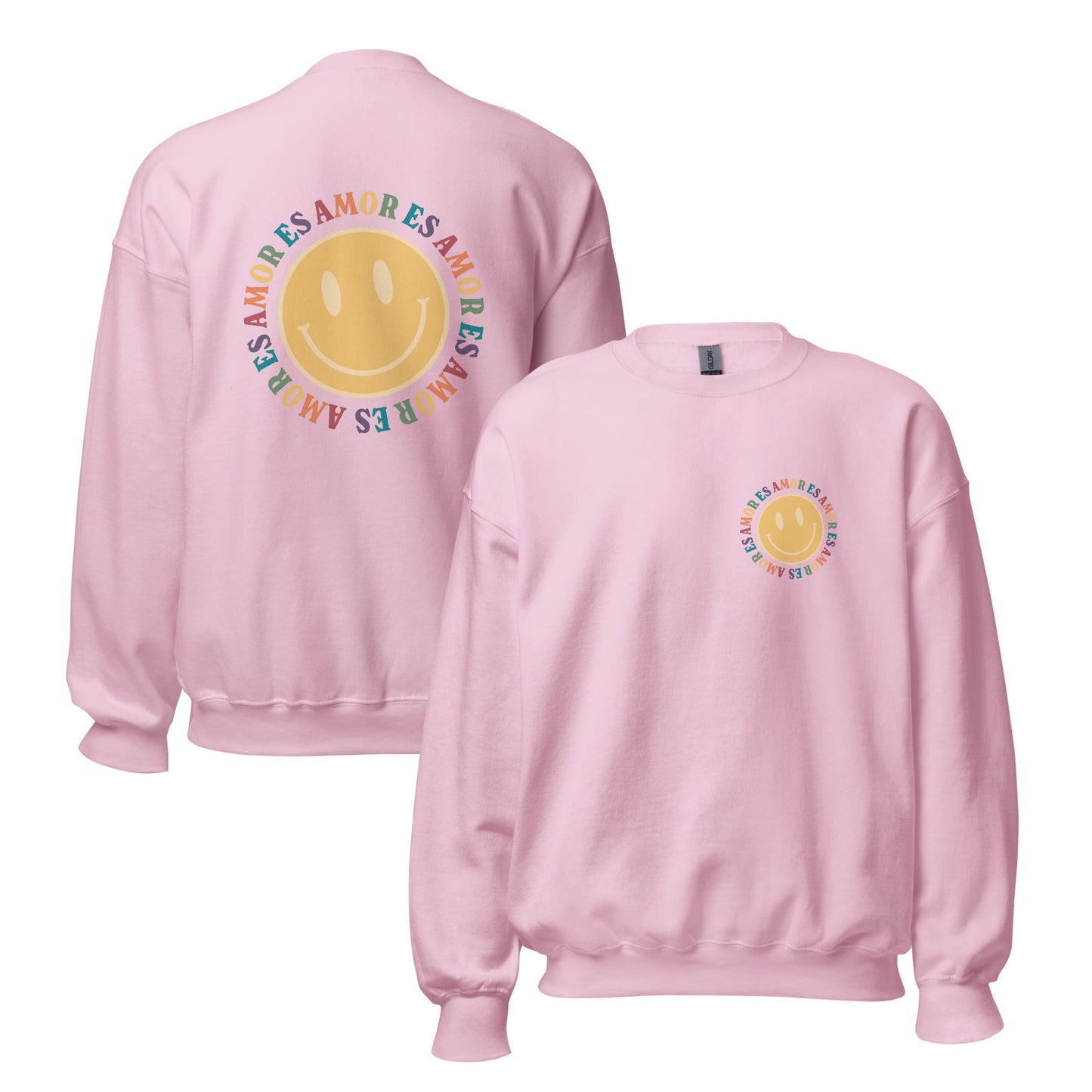 Amor es Amor Smiley Face Unisex Sweatshirt