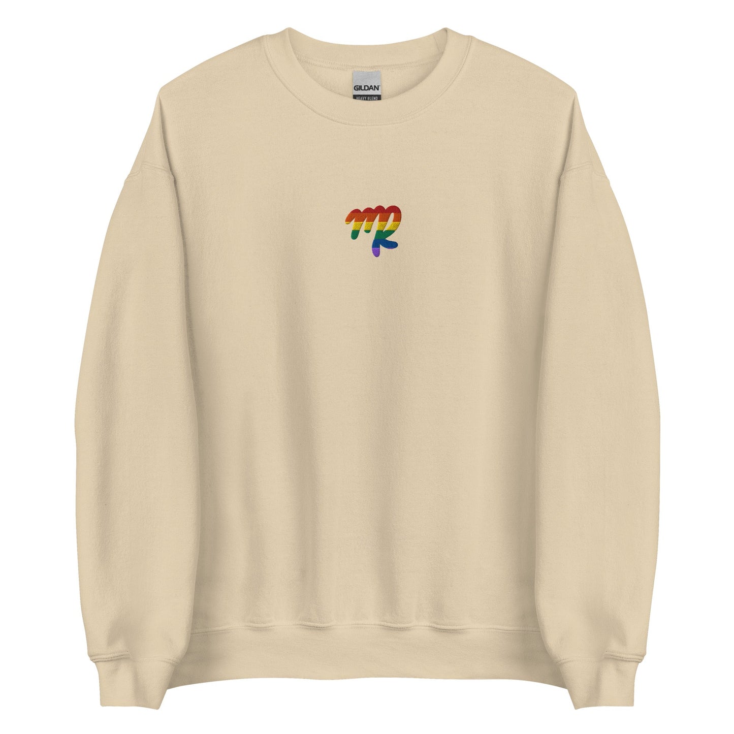 Virgo Rainbow Embroidered Unisex Sweatshirt