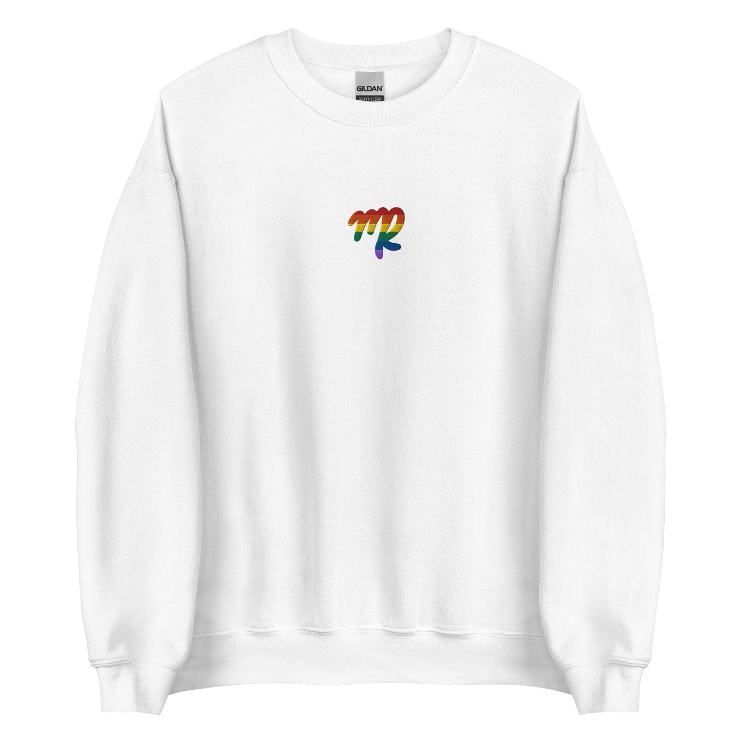 Virgo Rainbow Embroidered Unisex Sweatshirt