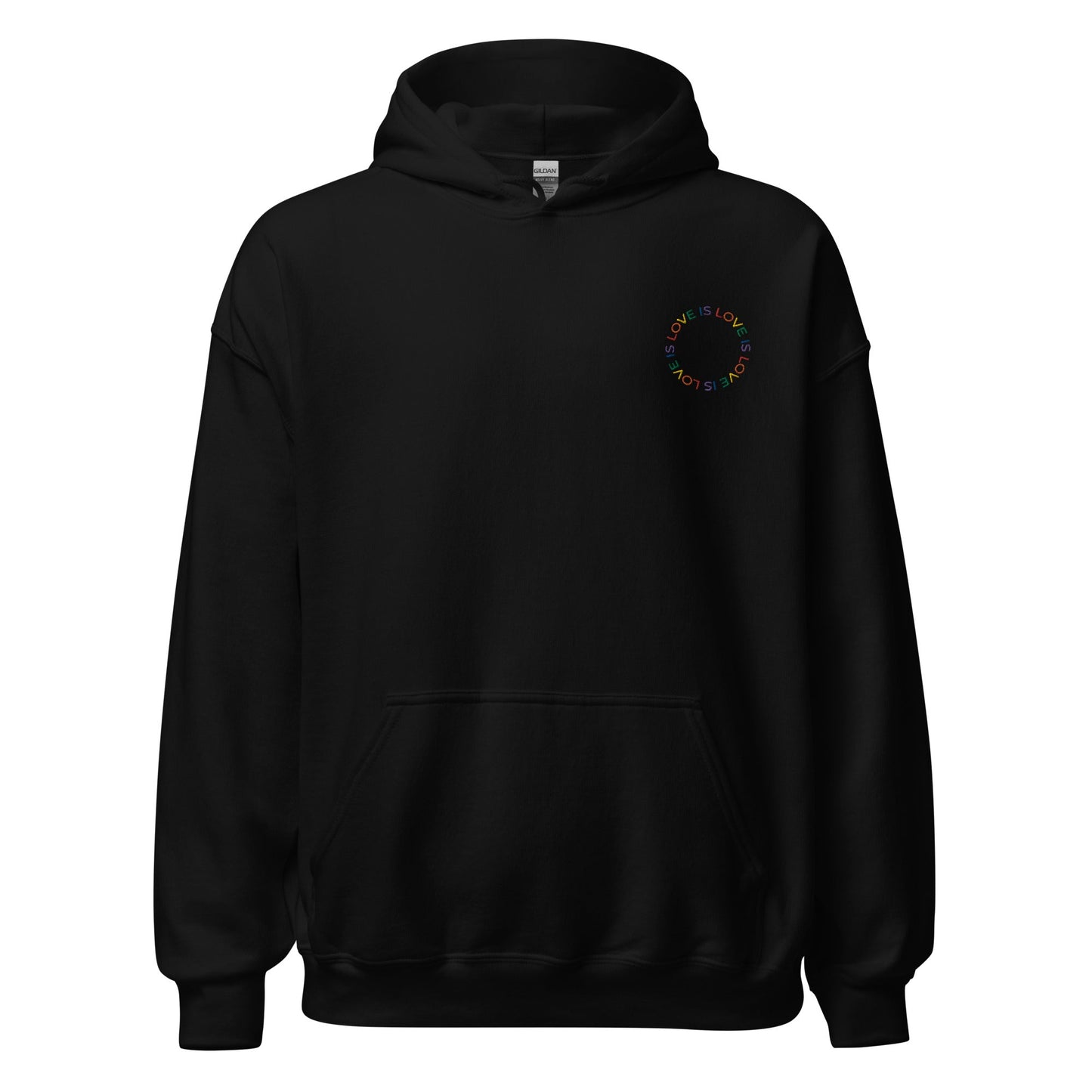 Love is Love Embroidered Unisex Hoodie
