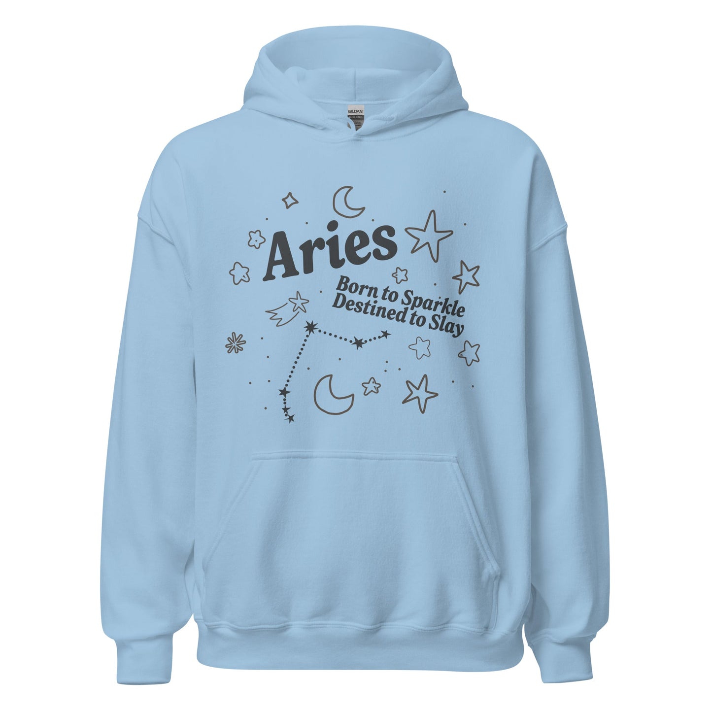 Aries Born to Sparkle Unisex Hoodie