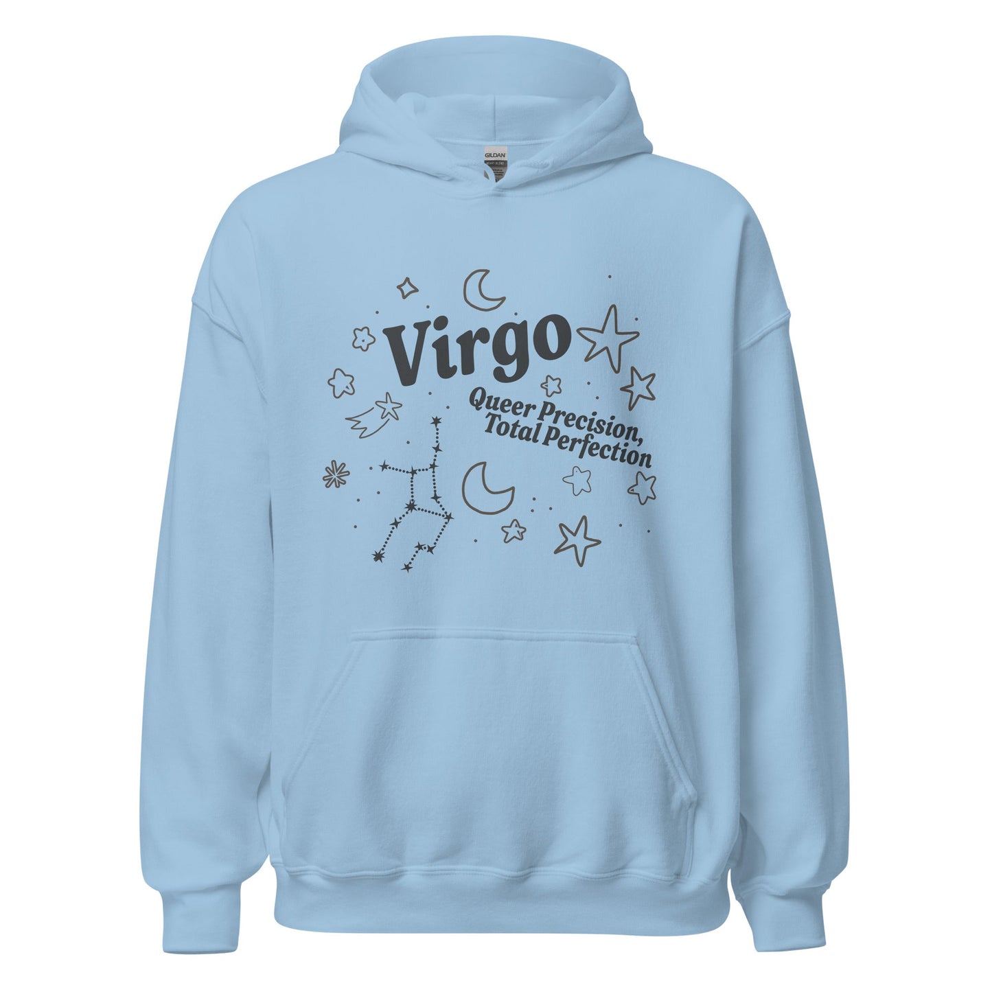 Virgo Queer Precision, Total Perfection Unisex Hoodie