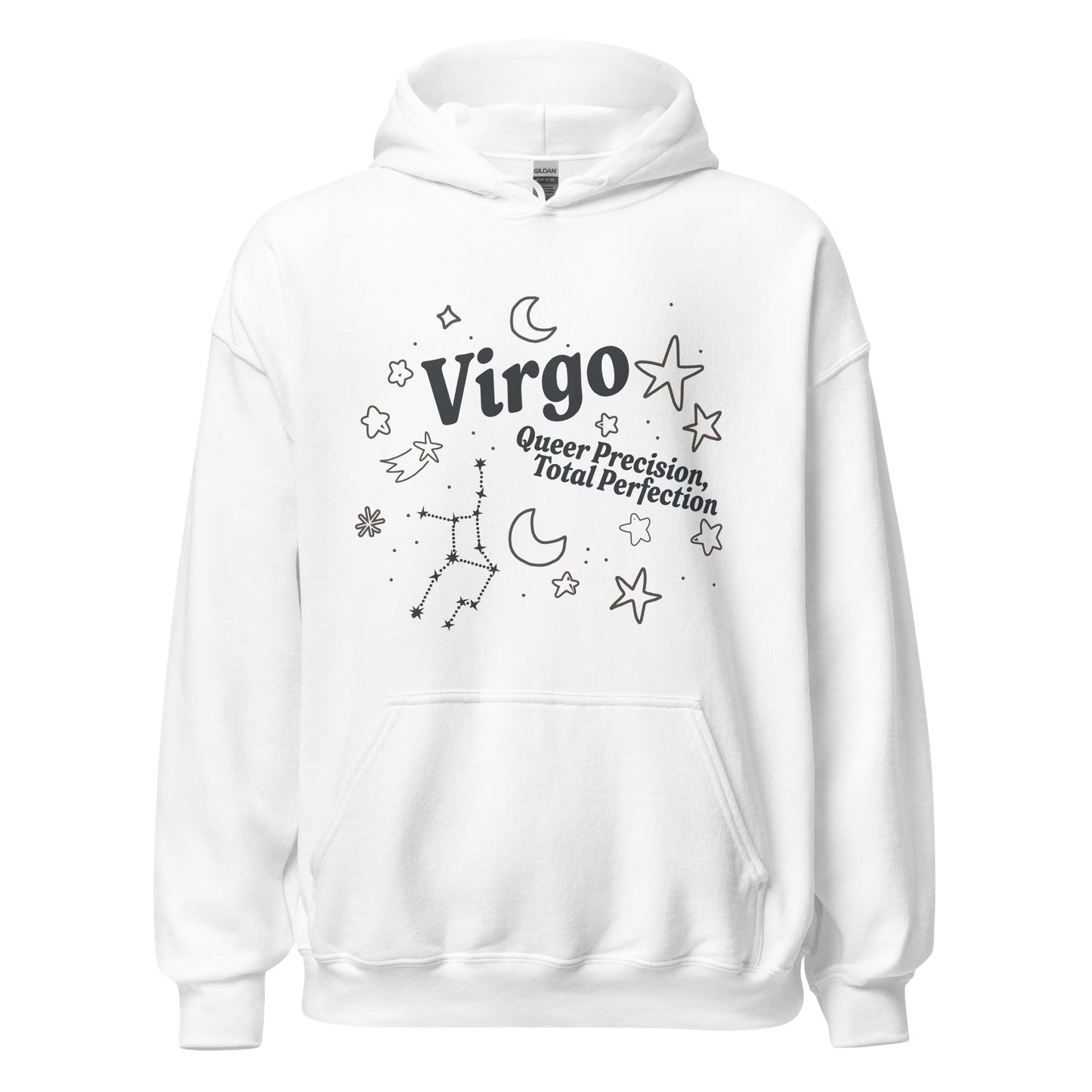 Virgo Queer Precision, Total Perfection Unisex Hoodie