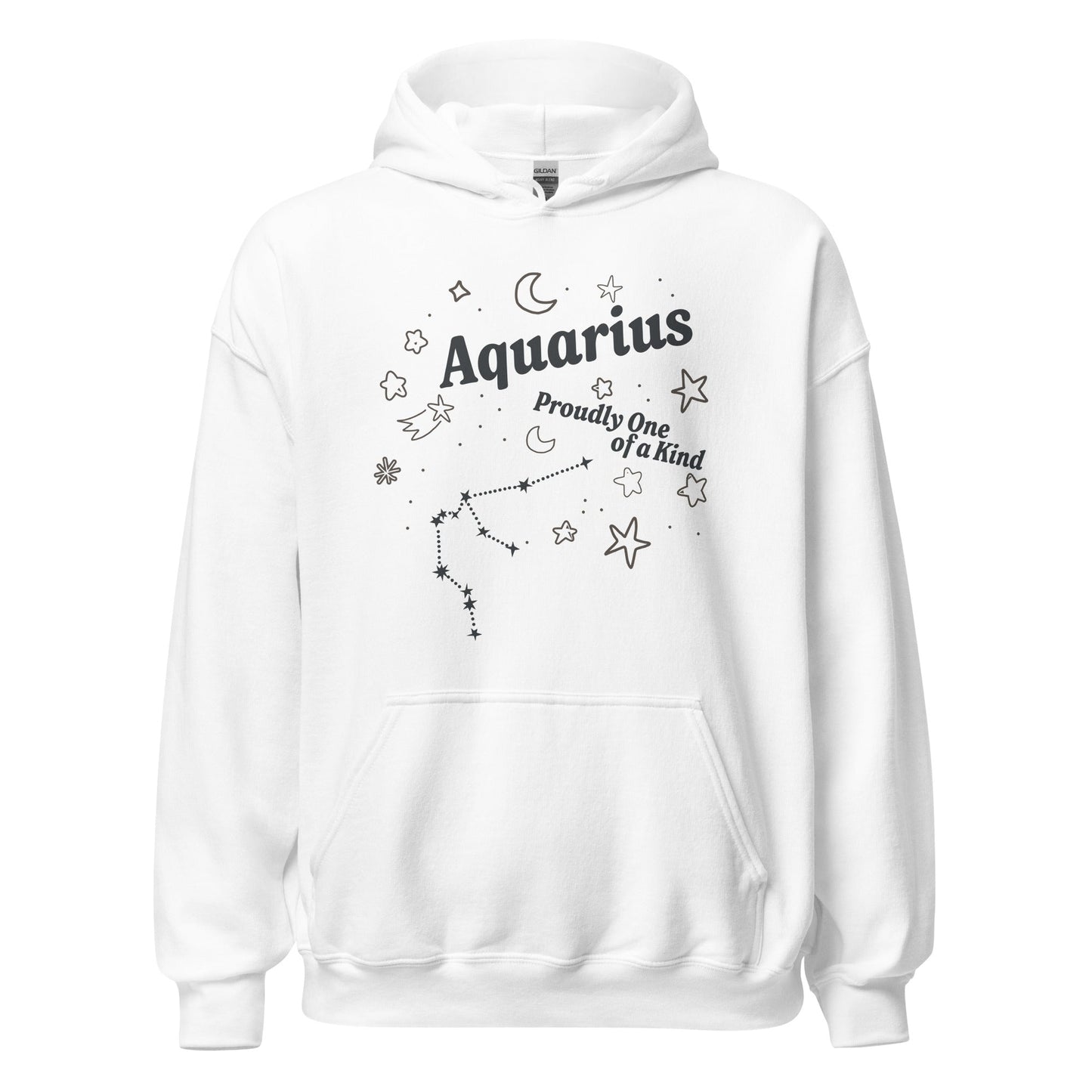 Aquarius Proudly One of a Kind Unisex Hoodie