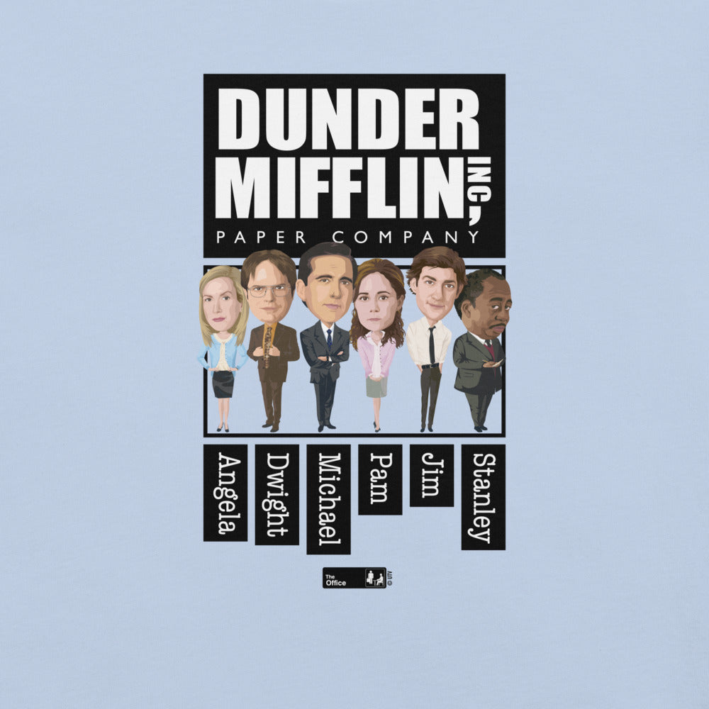 The Office Dunder Mifflin Characters Unisex T-Shirt