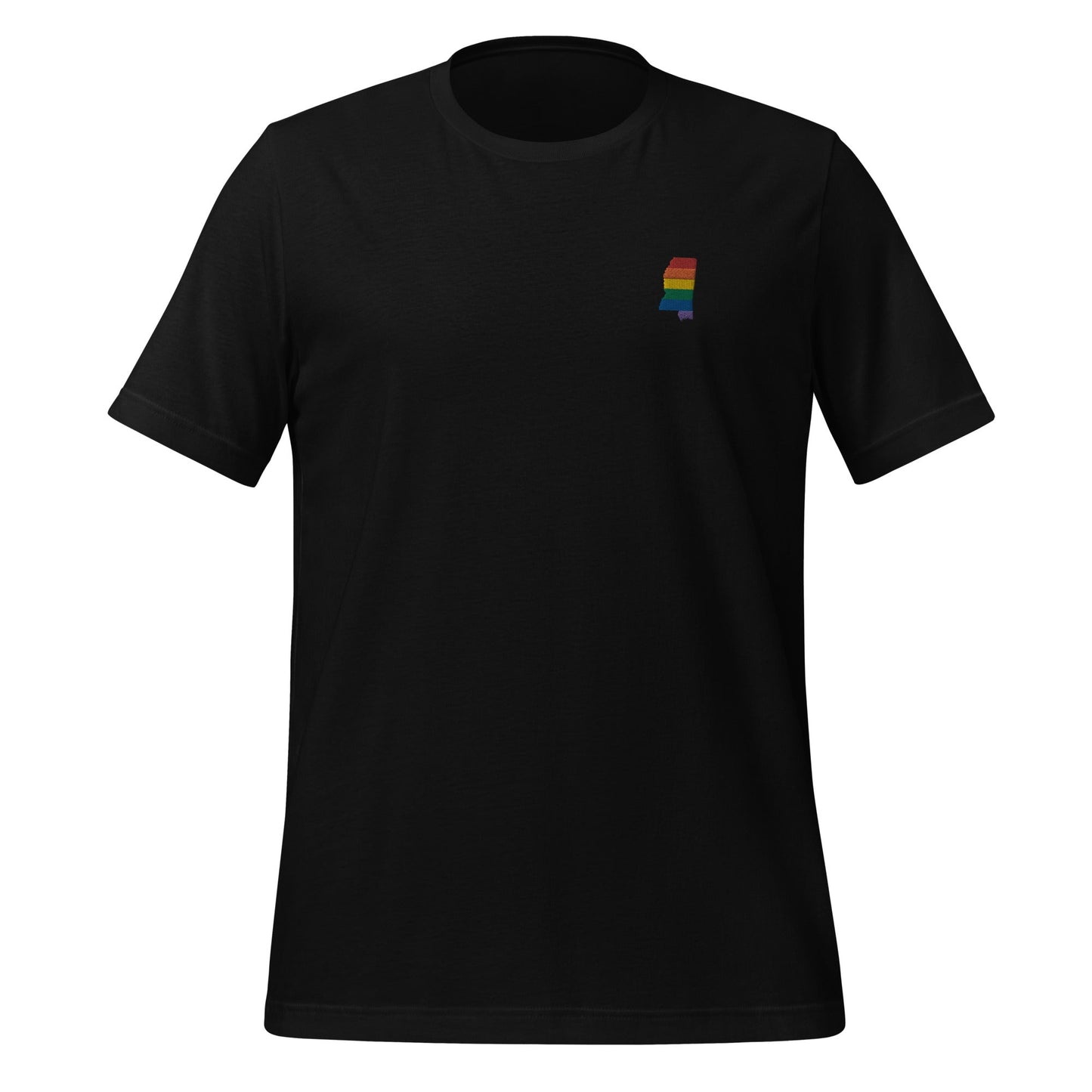 Mississippi Rainbow Embroidered Unisex T-Shirt