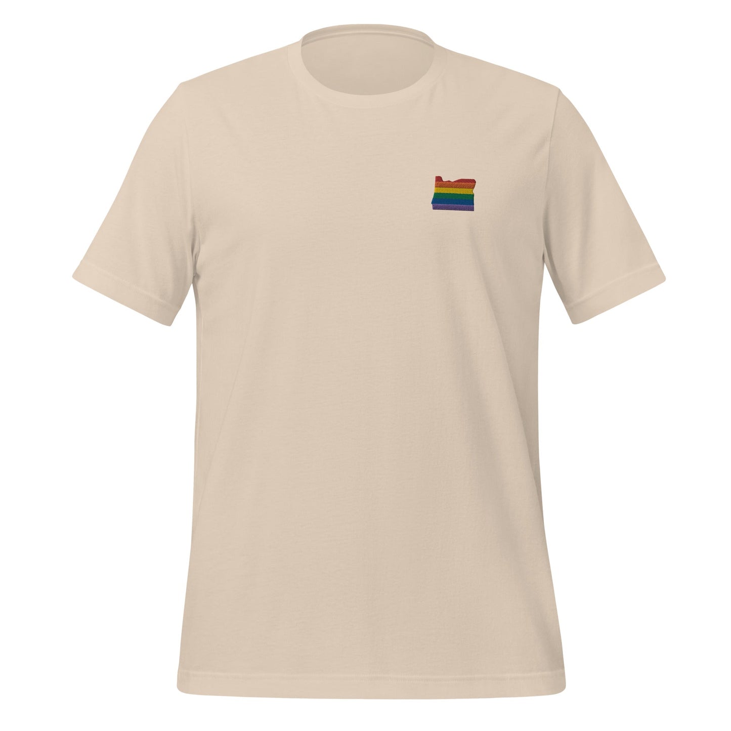 Oregon Rainbow Embroidered Unisex T-Shirt