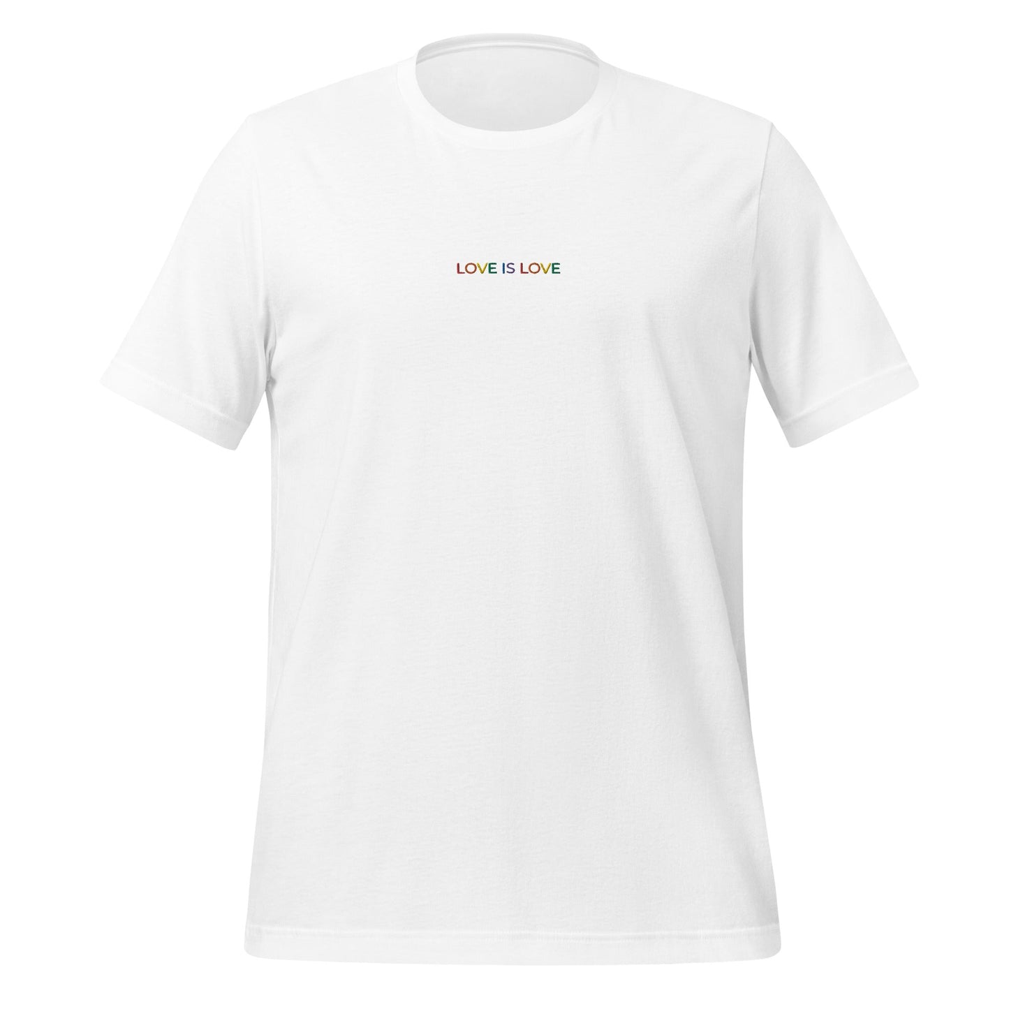 Love is Love Embroidered Unisex T-Shirt Style001