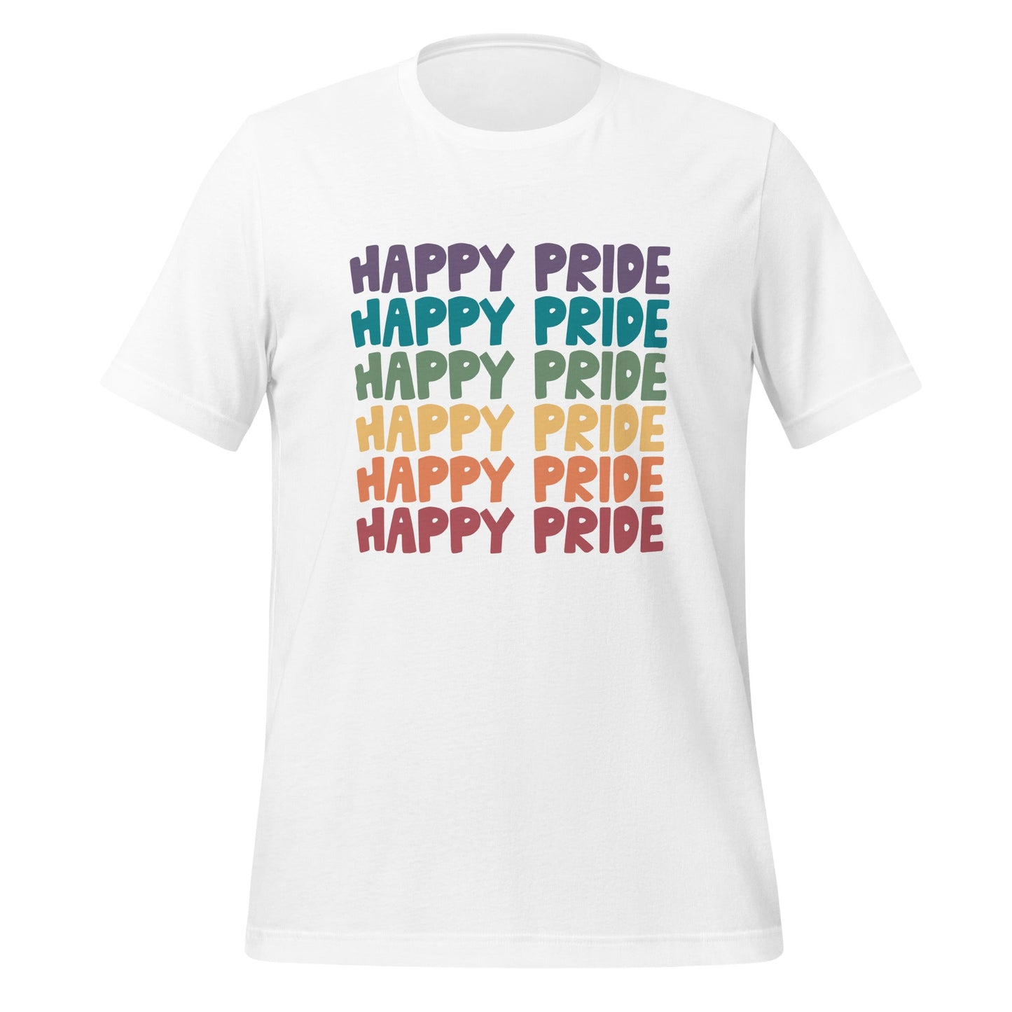 Happy Pride Unisex T-Shirt Style001