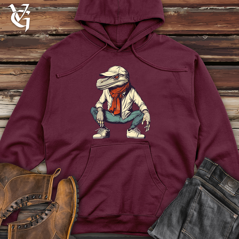 Vintage Sneaker Frill Midweight Hooded Sweatshirt