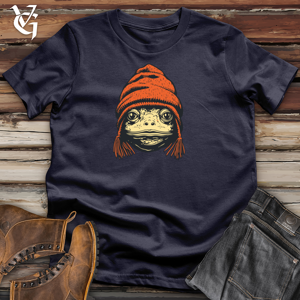 Vintage Beanied Frog Cotton Tee