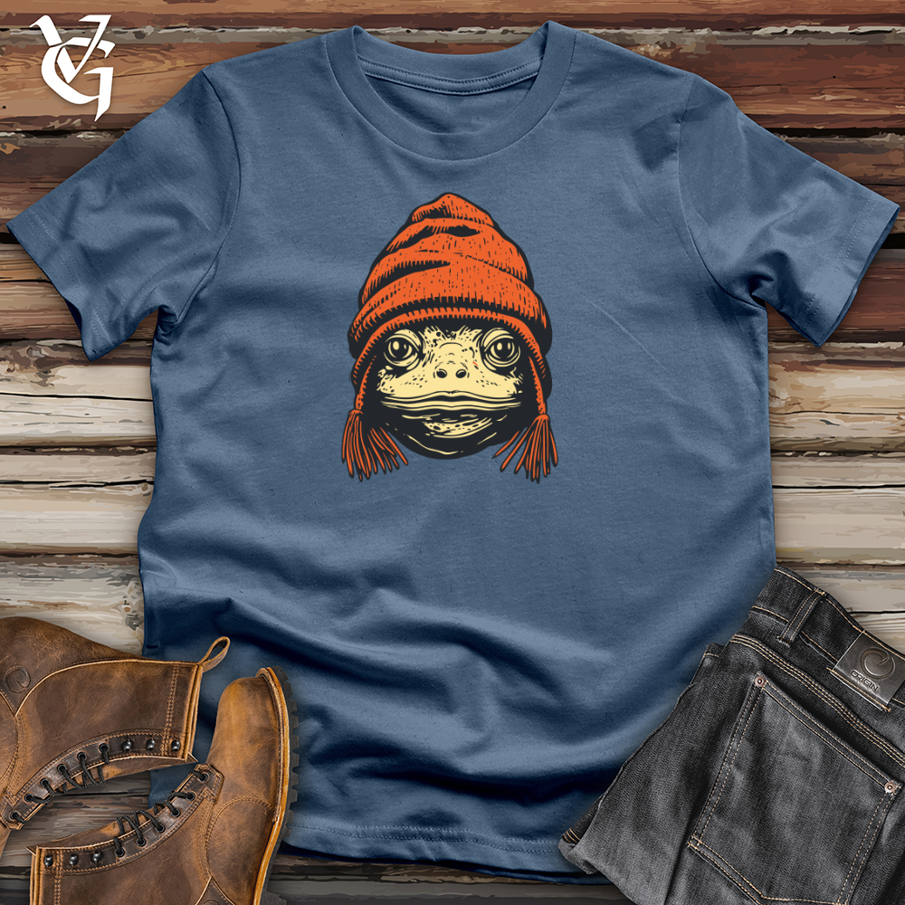 Vintage Beanied Frog Cotton Tee