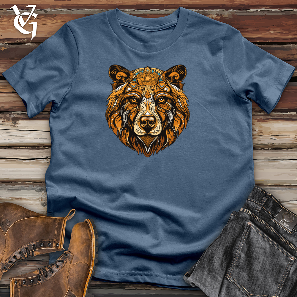 Vintage Viking Bear 01 Cotton Tee