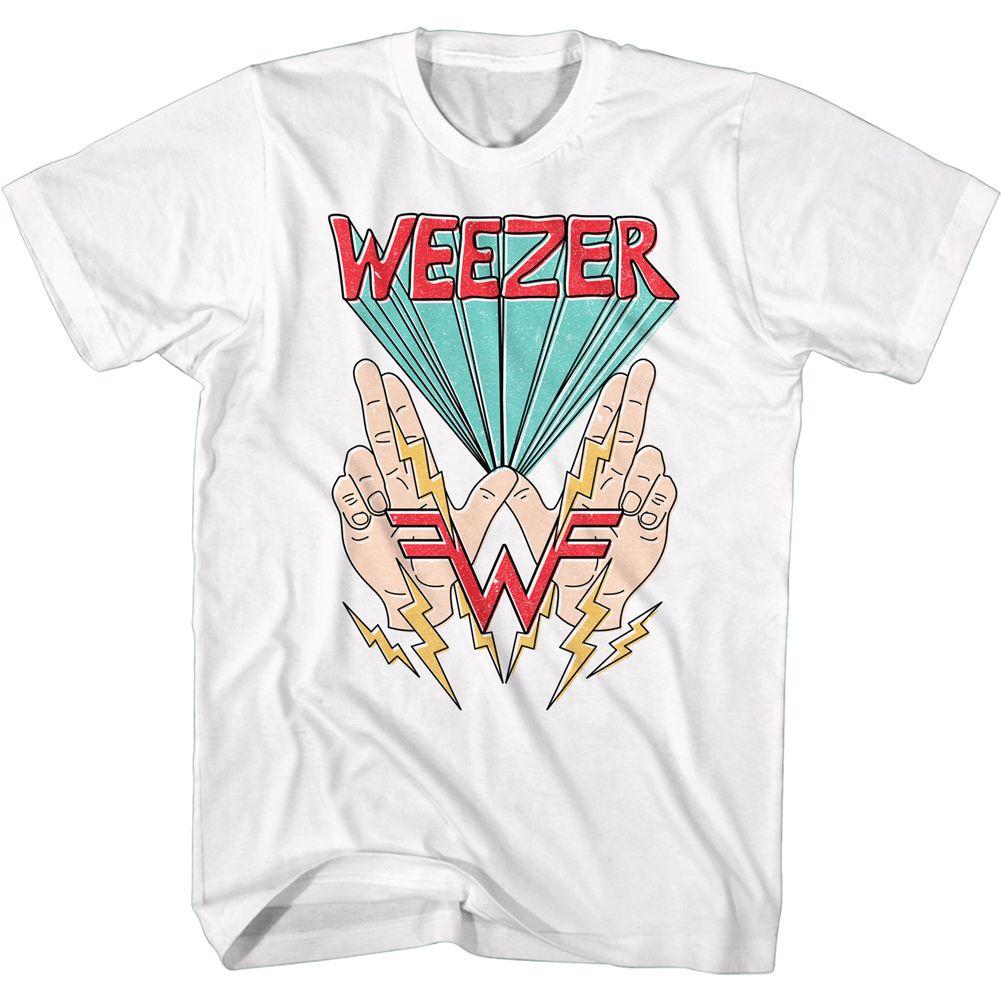 Weezer W Hands & Lightning T-Shirt