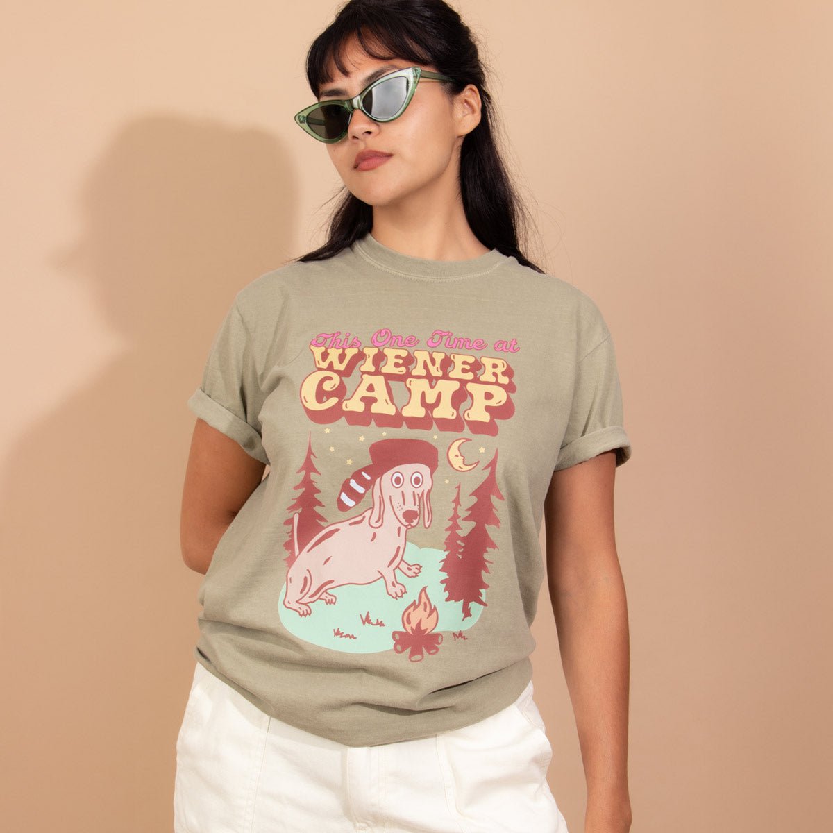 wiener camp unisex tee
