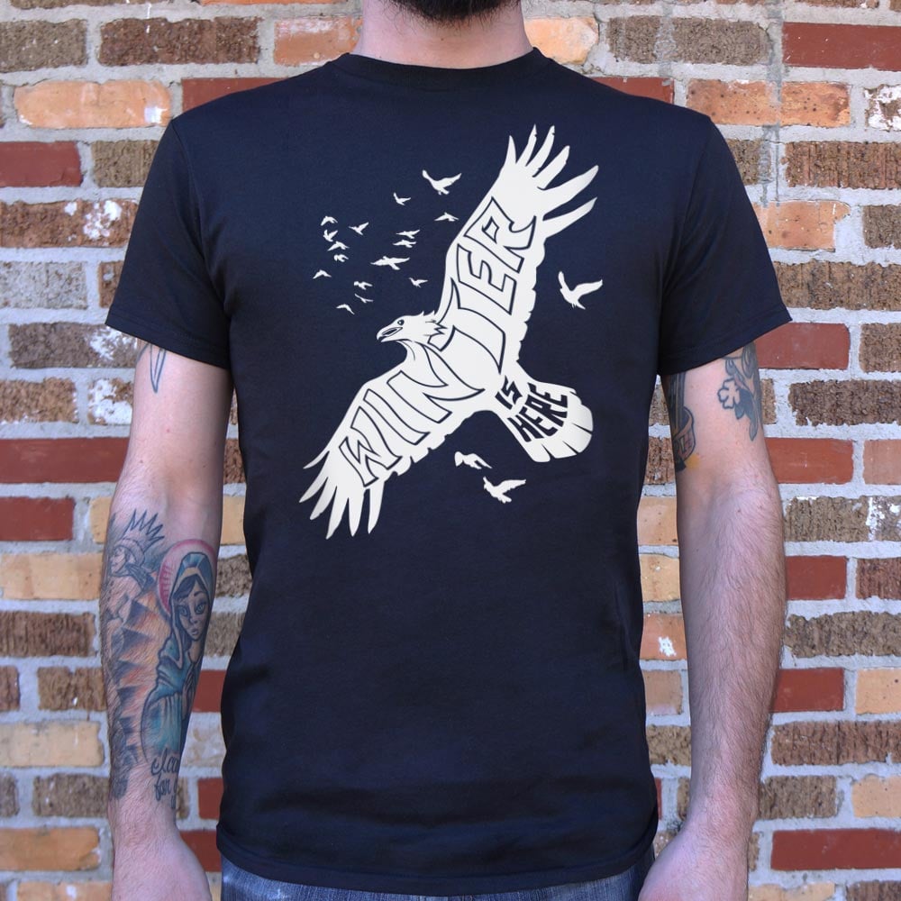 Winter Raven Men's T-Shirt