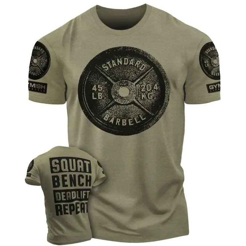 001. SQUAT, BENCH, DEADLIFT Funny Motivational Workout Gym T-Shirt for Men Hoodie, Sweatshirt | UrbanDripWear.com