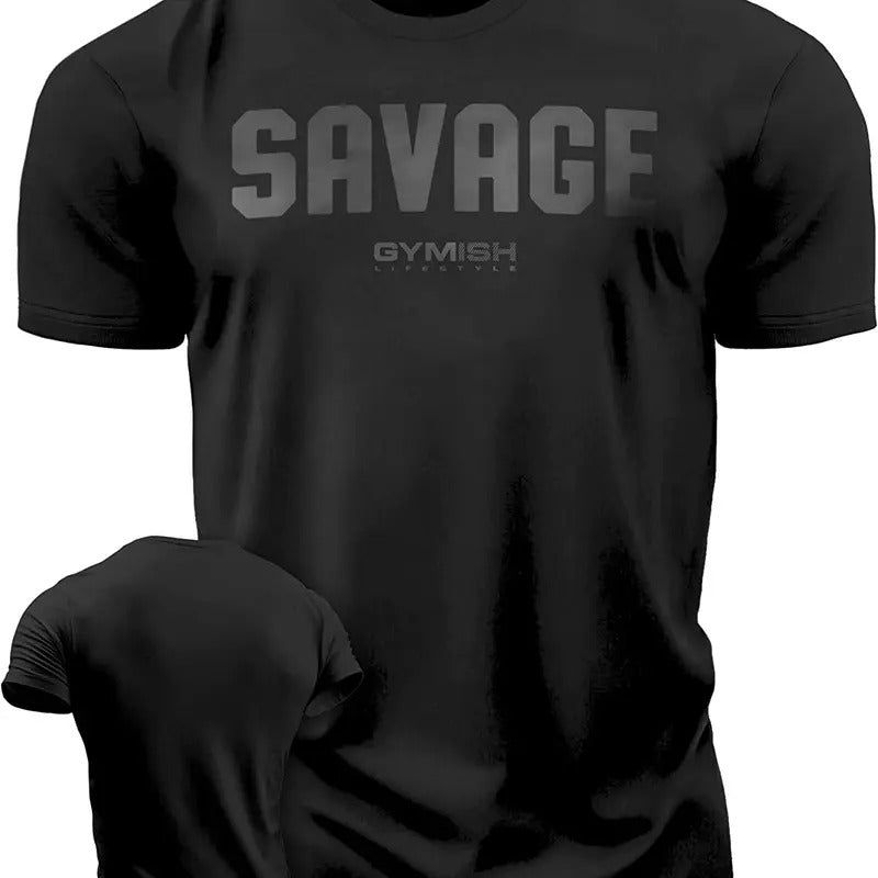 003. Savage Funny Motivational Workout Gym T-Shirt for Men Hoodie, Sweatshirt | UrbanDripWear.com