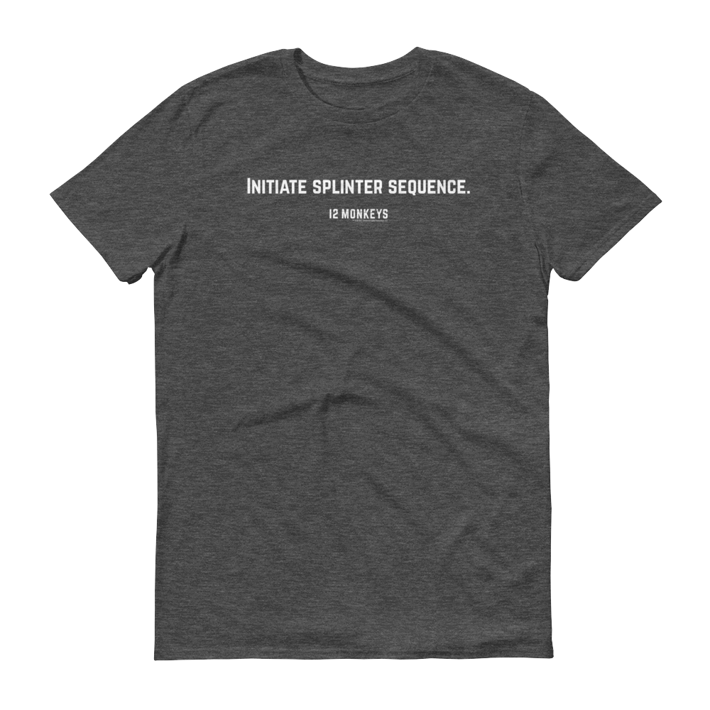 12 Monkeys Initiate Splinter Sequence Adult Short Sleeve T-Shirt