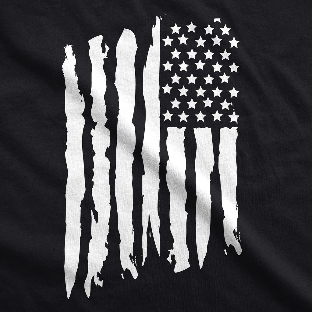 Vertical Grunge Flag Men's T Shirt