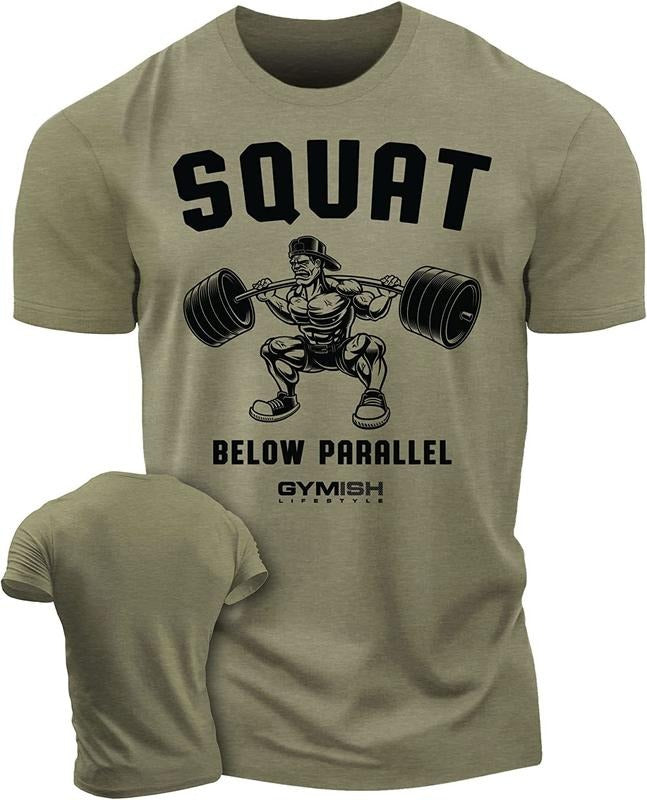 017. Squat Below Parallel Funny Motivational Workout Gym T-Shirt for Men Hoodie, Sweatshirt | UrbanDripWear.com