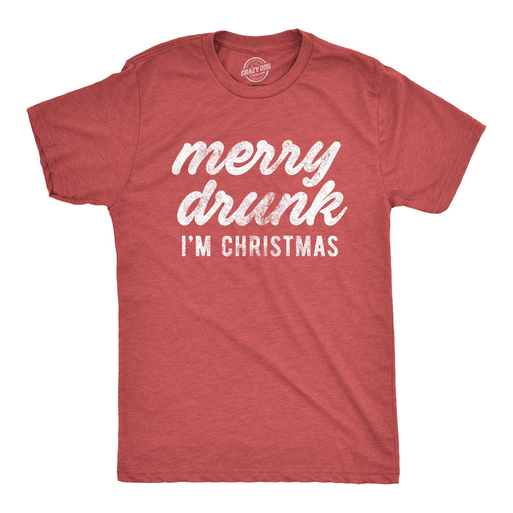 Merry Drunk I'm Christmas Men's T Shirt