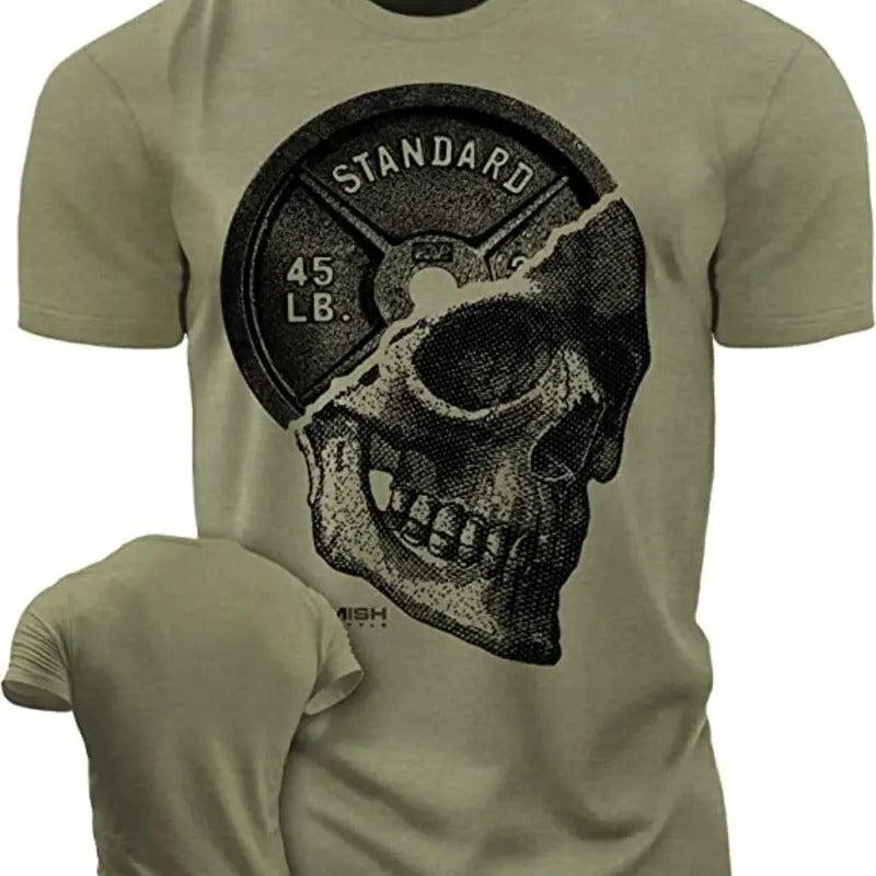 051. SkullPlate Funny Motivational Workout Gym T-Shirt for Menstyle{n002}2 Hoodie, Sweatshirt | UrbanDripWear.com