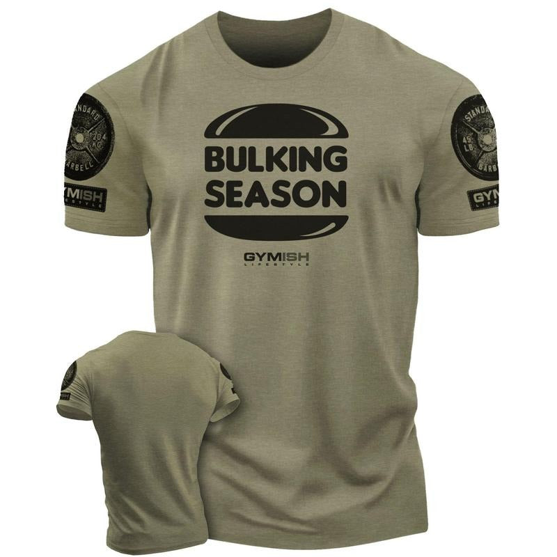 060. Bulking Season Funny Motivational Workout Gym T-Shirt for Men Hoodie, Sweatshirt | UrbanDripWear.com