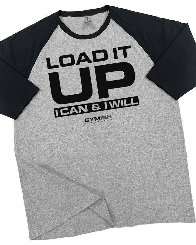 066. RAGLAN Load It Up Funny Workout Gym T-Shirt for Men Hoodie, Sweatshirt | UrbanDripWear.com