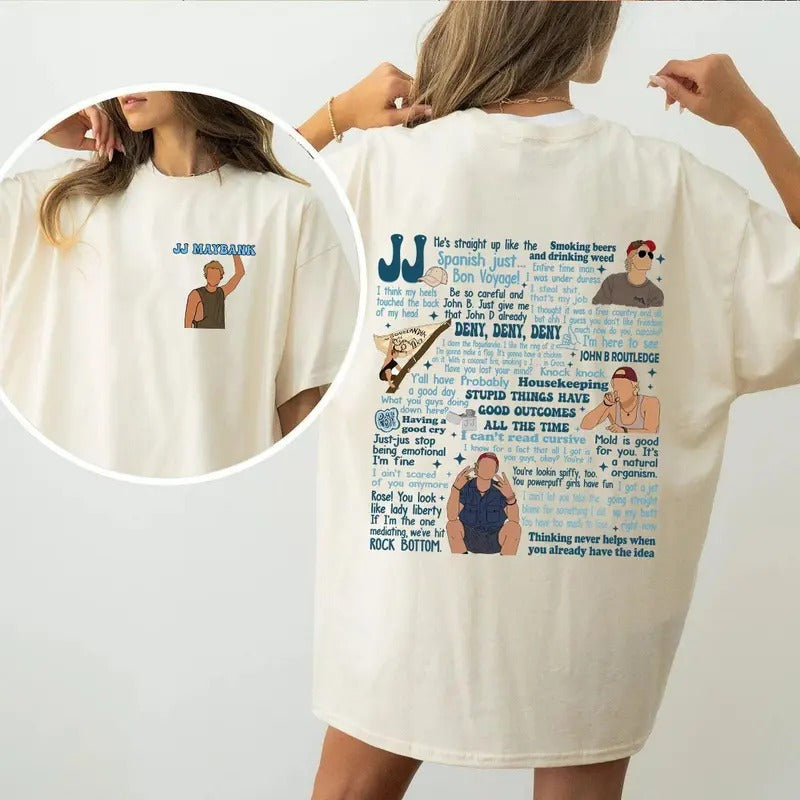 0uter Banks JJ Lines Ver2 T-Shirt Sweatshirt Hoodie, OBX P4L Shirt, Pogues Shirtstyle{n002}2 | UrbanDripWear.com