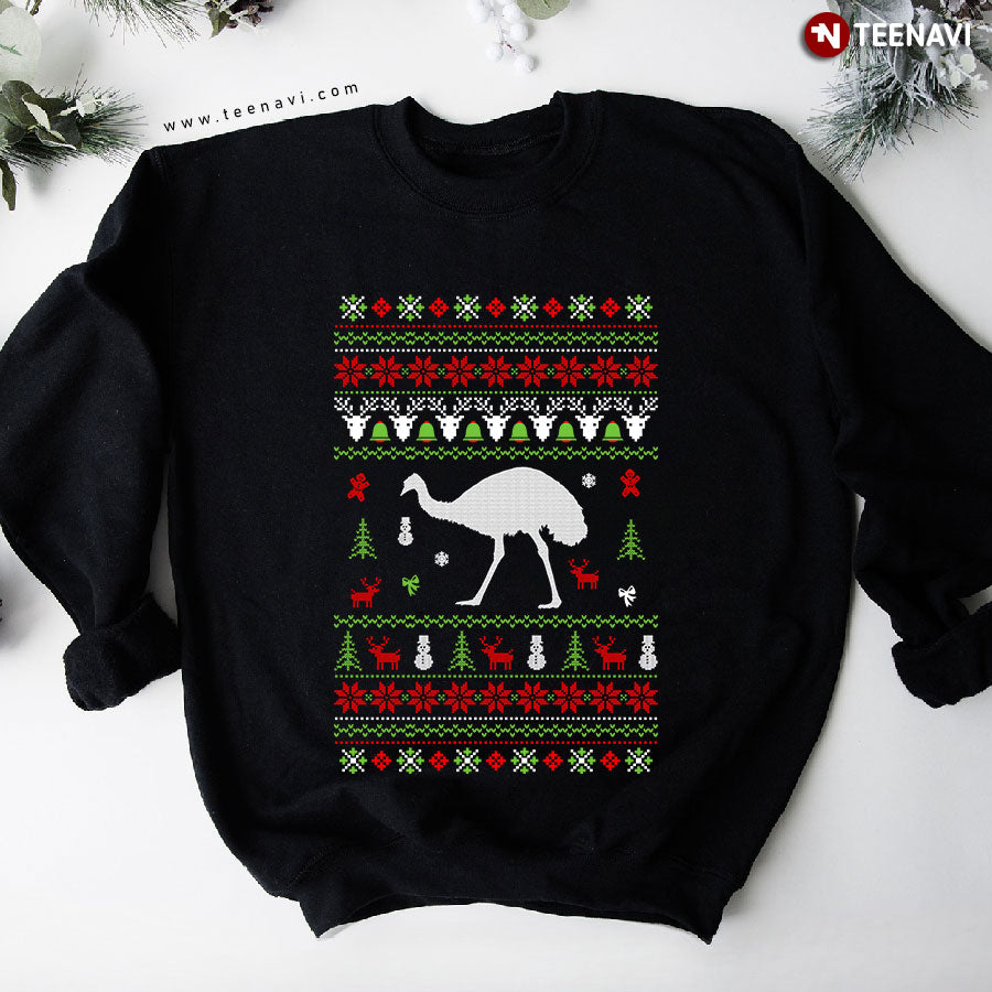 Emu Ugly Christmas Sweater Sweatshirt