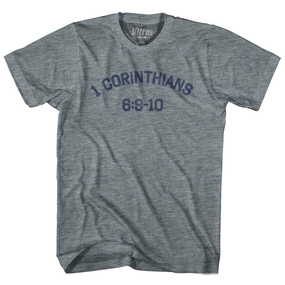 1 Corinthians 6 9-10 Womens Tri-Blend Junior Cut T-Shirt