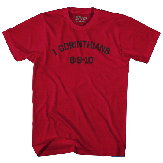 1 Corinthians 6 9-10 Adult Tri-Blend T-Shirt Style002
