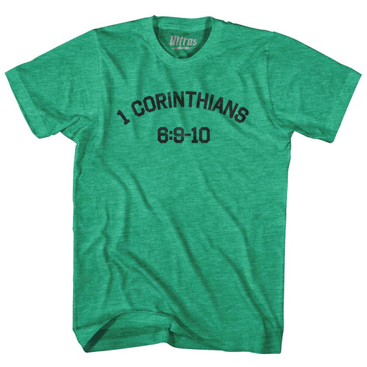1 Corinthians 6 9-10 Adult Tri-Blend T-Shirt Style001
